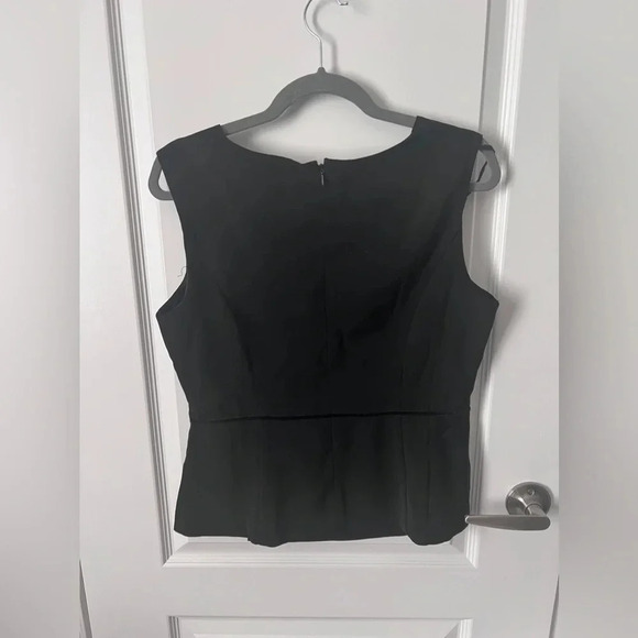 Vintage  | Y2K Black Top W/ Velvet Bow Detail | Size 12 - Picture 5 of 8